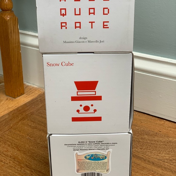 Alessi Snow Cube Ornament - Picture 5 of 5